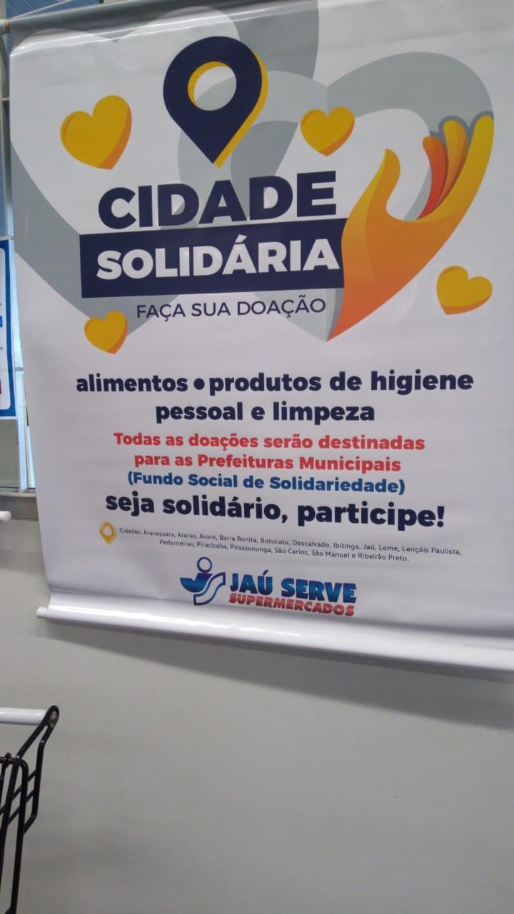 8016F3D2-CFA2-4A73-AE9B-DDBE581919E9 Supermercado Jaú serve faz campanha solidária para arrecadar alimentos á população necessitada