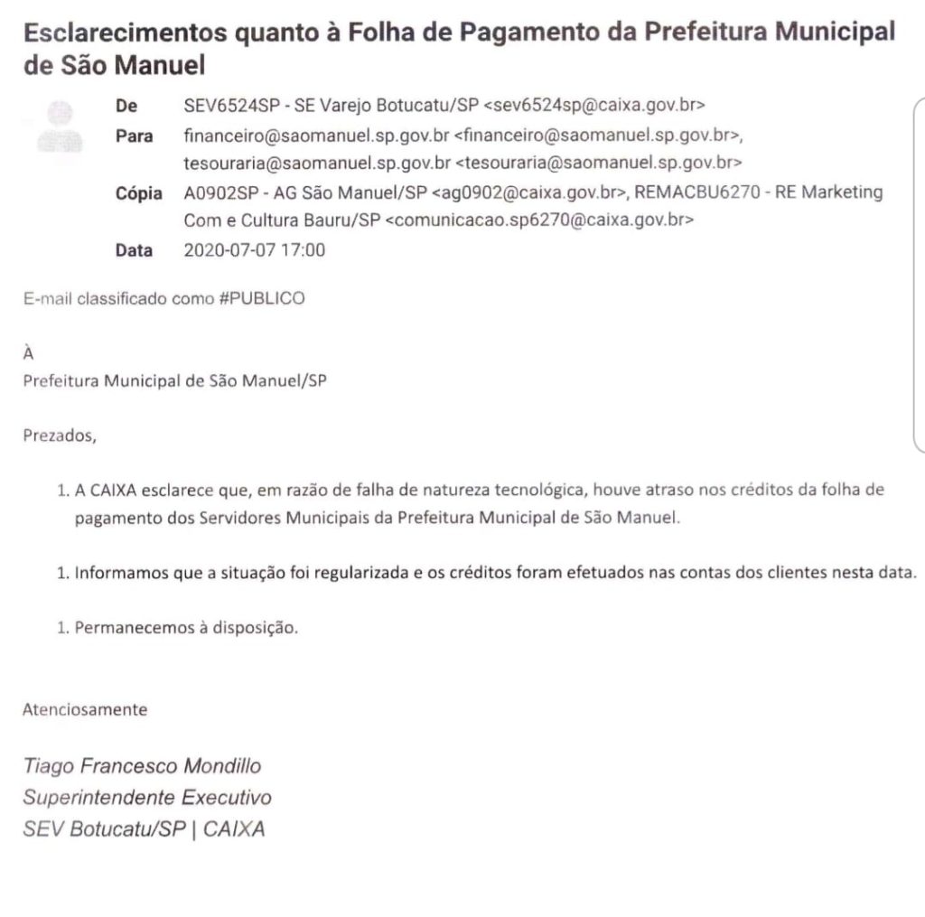 106785438_3064377936972773_2371302753856561121_o-1024x1015 Caixa alega problemas tecnicos no atraso dos créditos da folha dos funcionários Municipais