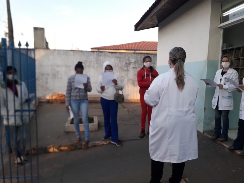 107740044_3065909270152973_5939341520487432182_o-1024x768 Em Aparecida pacientes do posto recebem orientações sobre alimentação saudável