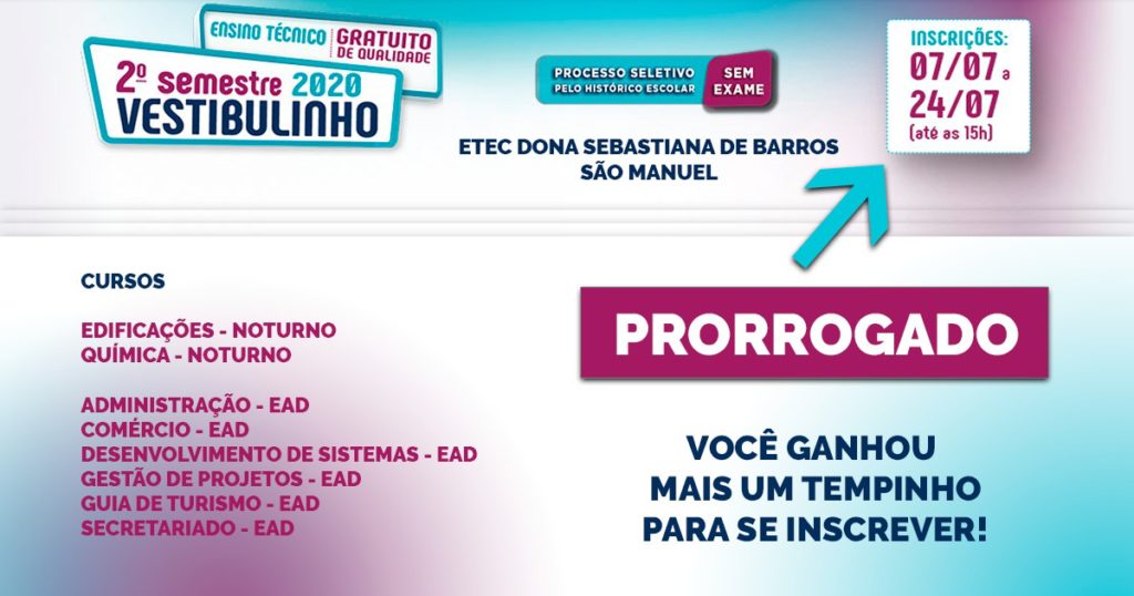 IMG-20200722-WA0002-1024x538 São Manuel pode perder cursos técnicos por falta de candidatos