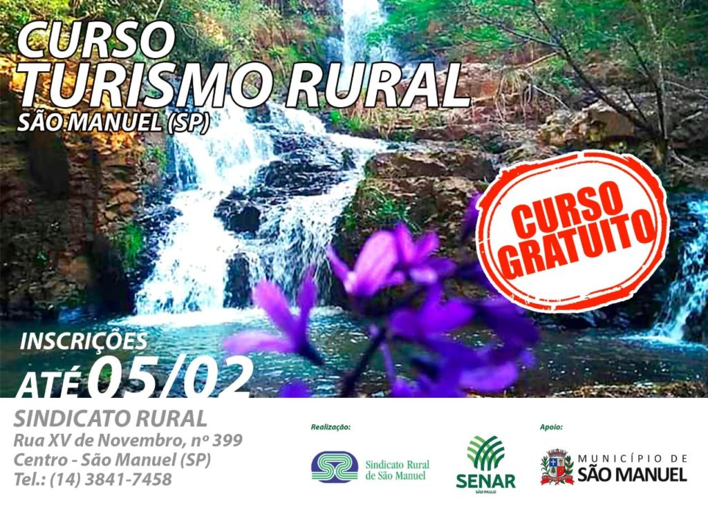 curso-turismo-rural-1024x731 São Manuel terá curso gratuito de turismo rural
