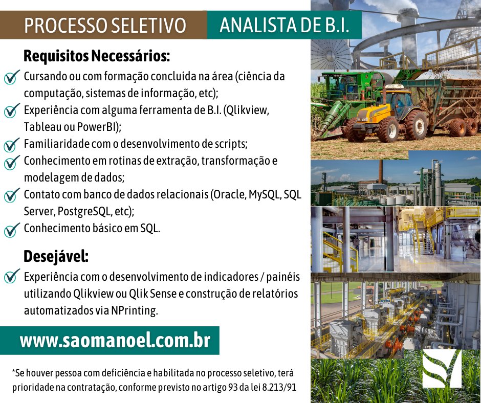 analistadeb2466553563336213320.-1 Confira oportunidades de emprego oferecidas pela Usina São Manoel