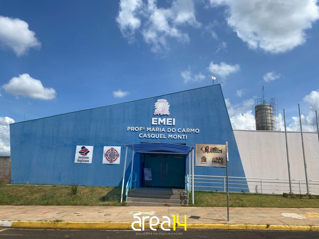 Vagas abertas na creche EMEI “Professora Maria do Carmo Casquel Monti”