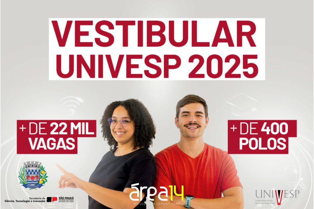 Inscrições abertas para o Vestibular 2025 da Univesp no Polo de Pratânia