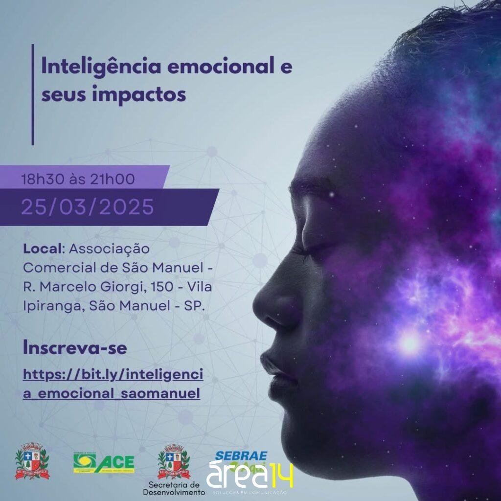 Inteligência emocional e seus impactos: Encontro para mulheres empreendedoras em São Manuel