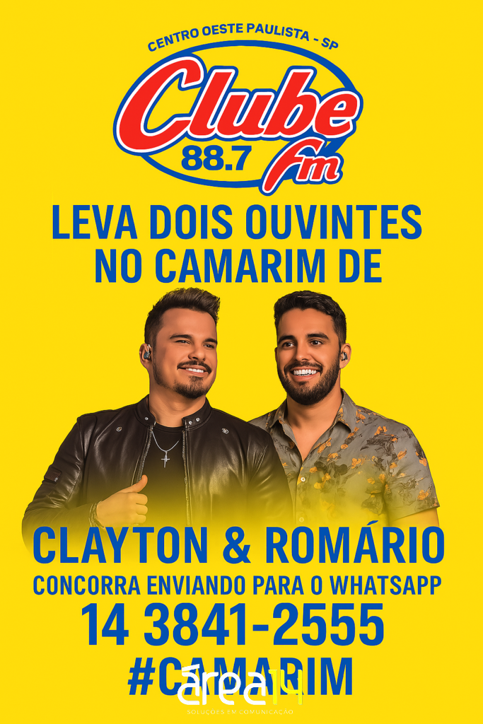 Rádio Clube FM terá estúdio móvel e promoções exclusivas na 1ª FAESMA