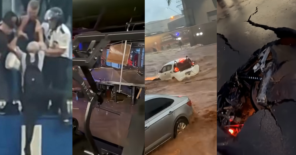 CHUVA FORTE CAUSA ALAGAMENTOS E TRANSTORNOS EM BAURU