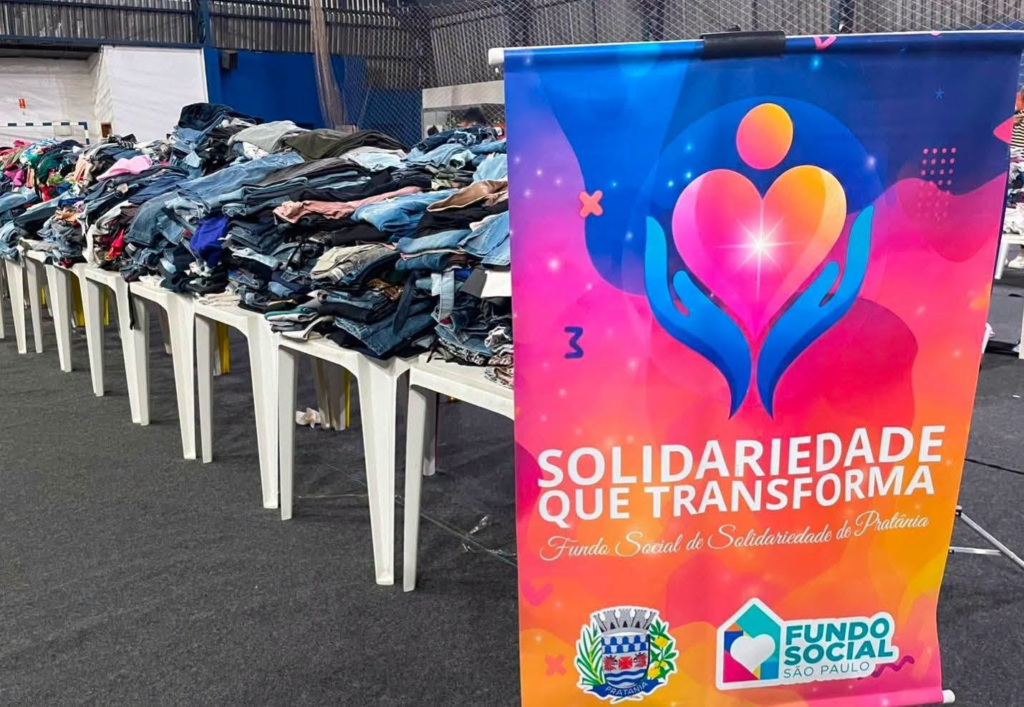 FUNDO SOCIAL DE PRATÂNIA ARRECADA MAIS DE 10 MIL PEÇAS EM AÇÃO SOLIDÁRIA